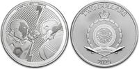 Niue 2 NZD Dollar Silver coin 1 oz - Marvel™ - Iron Man™ vs. Ultron - 2025 Niue Silver Coin BU -