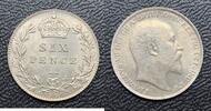 European Coins Sixpence Great Britain: 1906  KM# 799  53,70 EUR  Excl. 13,47 EUR Verzending