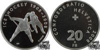 Schweiz 20 Franken 20 Franken 2008 B - Eishockey -