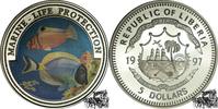 Liberien 5 Dollar 5 Dollar 1997 - Doktorfische -