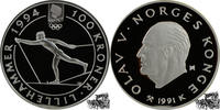 Norwegen 100 Kroner 100 Kronen 1991 - Langlaufen -