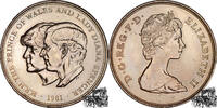 Grossbritannien 25 Pence 25 Pence 1981 - Hochzeit Prinz Charles & Diana -