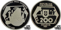 Portugal 200 Escudo 200 Escudo 1991 - Reise nach Westen -