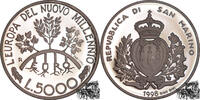 5000 Lire 1998 San Marino 5000 Lire 1998 - Millenium PP