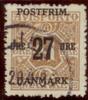 Dänemark Dänemark o 1918 - 27 Ore Verrechnungsmarken -