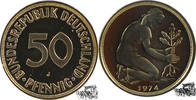 Deutschland 50 Pfennig 50 Pfennig 1974 J -
