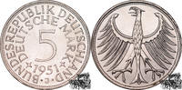 Deutschland 5 Mark 5 Mark 1951 J -