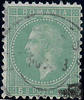 Rumänien Rumänien o 1879 1./13. April, Dez. Freimarke 5 Bani Fürst Karl I. im Kreise -