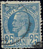 Rumänien Rumänien o 1885-25 Bani Freimarke König Karl I. -