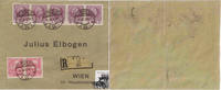 Österreich Österreich Brf. 1908, 3/10 Heller Freimarken Jubiläumsausgabe 1908 MiF auf Eilbrief -