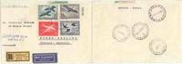 Österreich Österreich Luftpost-R-Brief 1958, 1/3/10 Schilling Flugpostmarken Heimische Vogelwelt -