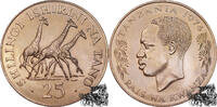 25 Shilingi 25 Shilingi 1974 - Giraffen -