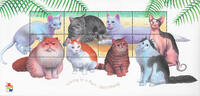 Unbekannt Guyana 2001 ** - Katzenrassen (II) -