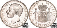 Spanien 5 Peseten 5 Pesetas 1885 MS-M, Spanien -