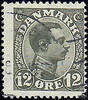 Dänemark Dänemark o 1918 - Freimarken: König Christian X. - 12 Ore -
