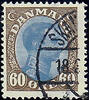 Dänemark Dänemark o 1919 - Freimarken: König Christian X. - 60 Ore -