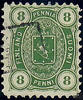 Dänemark Finnland o 1875 - Freimarken: Wappen - 8 Penniä -