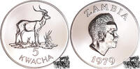 Sambia 5 Kwacha 5 Kwacha 1979 - Zambia Moorantilope -