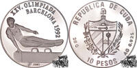 10 Pesos 10 Pesos 1990 - Seitpferd turnen -