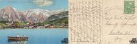 Österreich Ansichtskarte Karwendel-Bahn Seefeld (1180m) mit Wetterstein (2673m) -