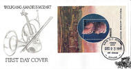 Guyana FDC 1991 - 200. Todestag Mozart Block -