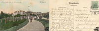 Österreich Ansichtskarte Wien III - Maria Josefa-Park mit Wetterhäuschen -