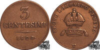 3 Centesimi 3 Centesimi 1822 V -