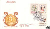 Albanien Albanien FDC 1991 - 200. Todestag Mozart -