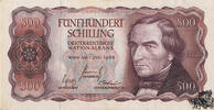 500 Schilling 1965 - 2.Republik - vorzüglich -