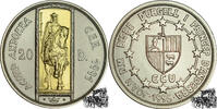 Andorra 20 Diners 20 Diners 1995 - Berenger, im Etui mit Zertifikat -
