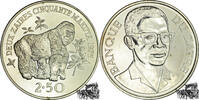 Kongo 2,50 Zaires 2,5 Zaires 1975 - Zaire Berggorilla stplfr.