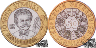 50 Schilling 50 Schilling 1999 - Johann Strauß - lose -