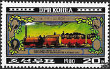 Demokratische Volksrepublik Korea Korea Nord 1980 ** - Personenzug von 1830 -