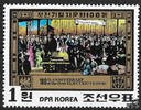 Demokratische Volksrepublik Korea Korea Nord 1980 ** - Erste E-Lok im Bahnhof -