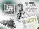 São Tomé und Príncipe Sao Tomé und Principe 2010 ** - Rudolf Diesel (1858-1913), deutscher Maschineningenieur -