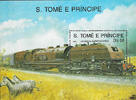 São Tomé und Príncipe Sao Tomé und Principe 1989 ** - Lokomotiven, Afrika -