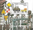 São Tomé und Príncipe Saó Tomé und Principe 1990 ** - Lokomotive der Erstfahrt Stockton-Darlington (1825) -