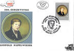 Österreich Österreich FDC 1996 - 7 S - 200. Geburtstag von Peter Fendi und von Leopold Kupelwieser -