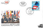 Österreich Österreich FDC 1995 - 7 Sch. - Beitritt zur EU -