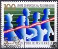 Österreich Österreich o 1993 - 5,50 S - 100 Jahre Gewerkschaftsbewegung -