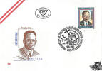 Österreich Österreich FDC 1993 - 5,50 S - 50. Todestag des Widerstandskämpfers Franz Jägerstätter -