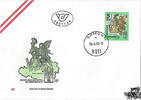 Österreich Österreich FDC 1993 - 5.50 S - Freim.- Erg.- Wert.- Stifte und Klöster in Österreich -