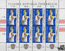 Österreich Österreich Klbg. ** 1993 - 8 x S 5,50 - 75 Jahre Republik Österreich -