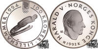 100 Kroner 100 Kronen 1992 - Skispringen -