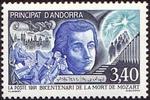 Andorra (franz.) ** 1991 - 200. Todestag von W. A. Mozart -