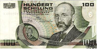 100 Schilling 1984 - 2.Republik, 1 Buchstabe am Anfang - vorzüglich -
