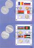 Österreich UNO Wien 2010 - FDC , € 5,20 - Flaggen und Münzen der Mitgliedstaaten (IV) -