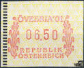 Österreich 2001 Automatenmarke ** - S 6,50 -