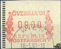 Österreich 2001 Automatenmarke o - S 8,00 -