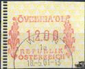 Österreich 2001 Automatenmarke o - S 12,00 -